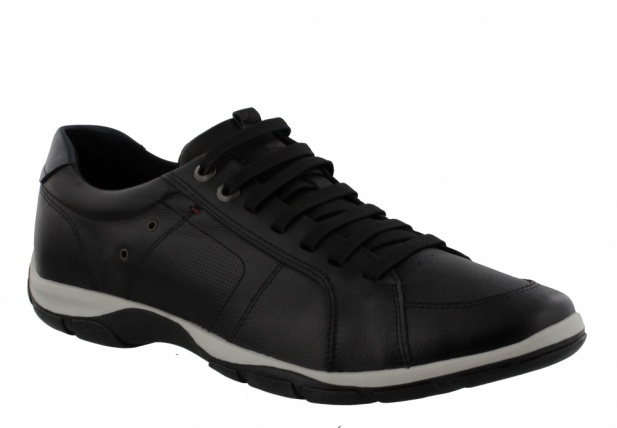 Archetti Camilo Trainers for Men Soft Black Leather